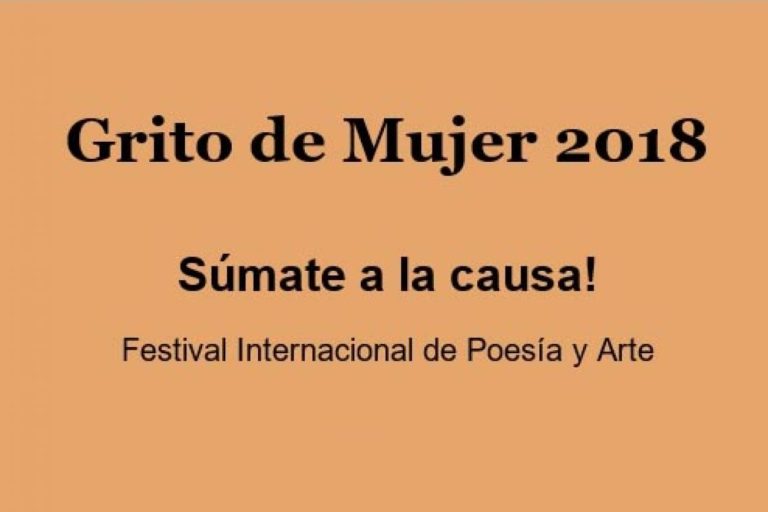 Convocatoria Internacional Grito de Mujer 2018