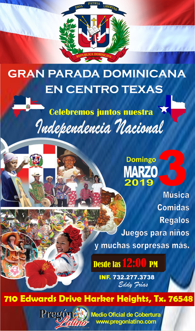 Dominicanos en Centro Texas celebrarán Primera Parada Dominicana.