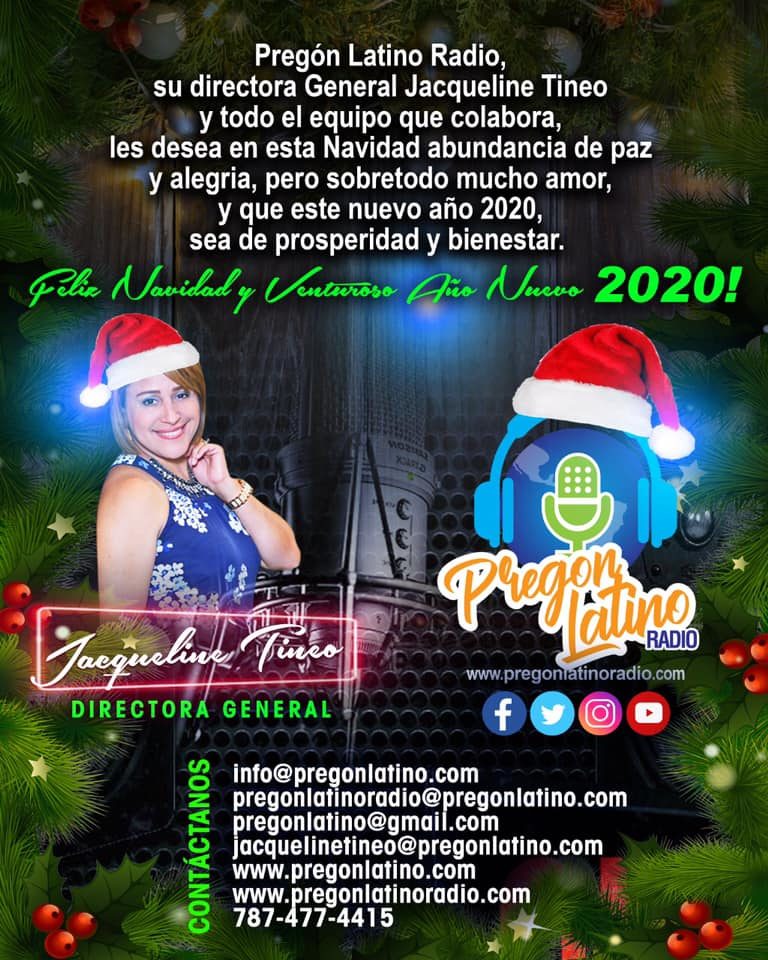 FELICES FIESTAS NAVIDEÑAS Y PROSPERO AÑO NUEVO 2020