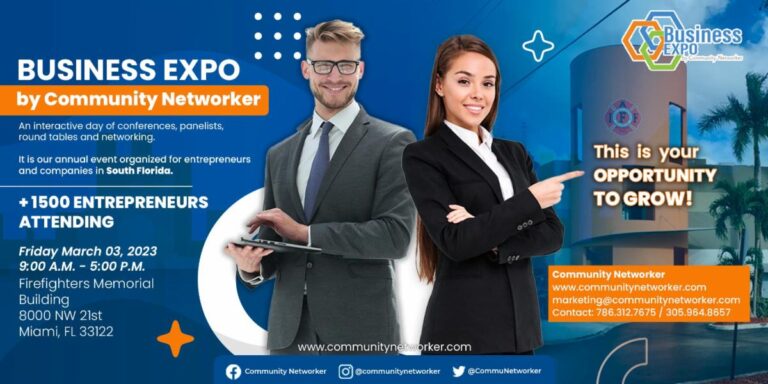 Anuncian XIII edición de Business Expo by Community Networker de Miami